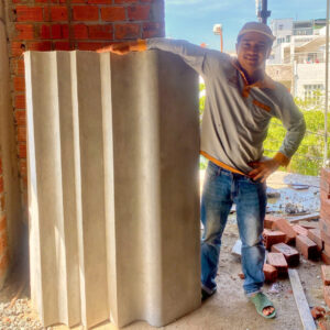 Phào chỉ xi măng sợi thủy tinh GRC